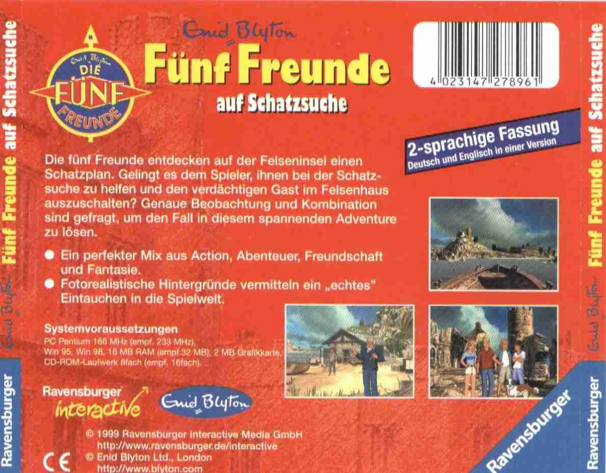 funf freunde auf schatzsuche back